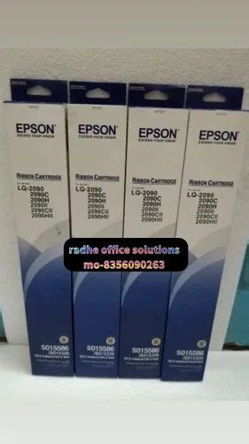 Epson Lq 2090 Black Ribbon Cartridge For Epson Dotmatrix Printers