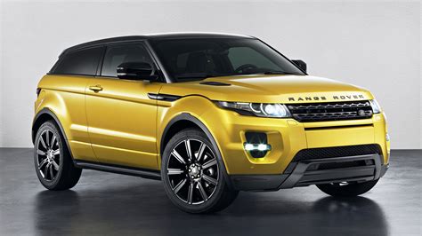 2013 Range Rover Evoque Coupe Sicilian Yellow - Wallpapers and HD Images | Car Pixel