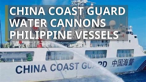 Chinese Vessels Harass Philippine Vessels In South China Sea Youtube