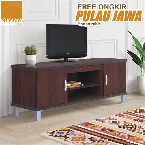 Jual Kirana Meja TV Kayu Rak TV Audio Rak Buffet BF 825 Shopee