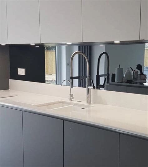 Toughened Mirror Glass Splashbacks Direct Splashbacks