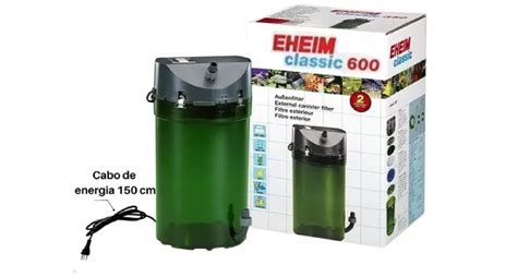 Filtro Canister Eheim Classic 600 P Aquario Doce Plantado