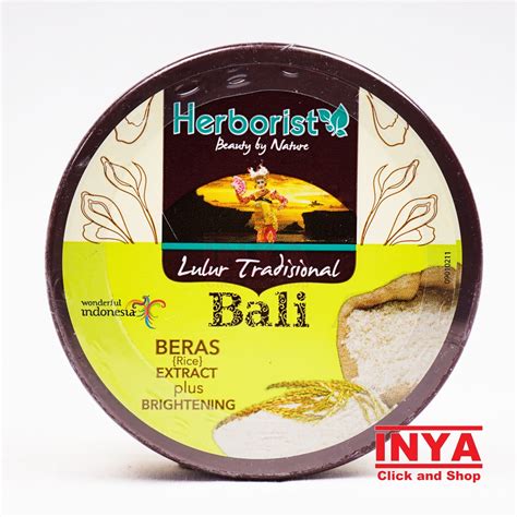 Jual HERBORIST LULUR TRADISIONAL BALI BERAS RICE EXTRACT 100gr Shopee