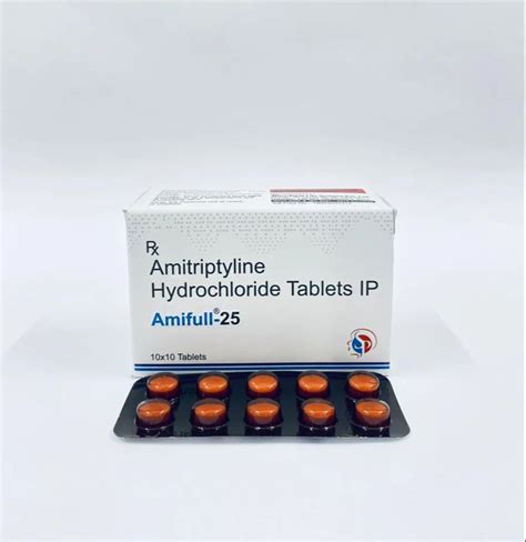 S P Pharmaceuticals Amitriptyline 25 Mg Tablets Packaging Type