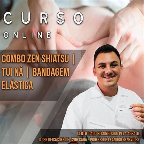 Trio Massoterapia Zen Shiatsu Bandagem Elástica Massagem Tui Ná