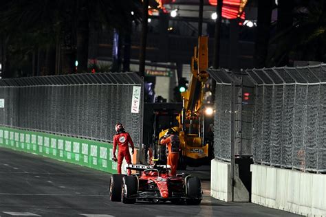 Accident de la voiture de Carlos Sainz à Las Vegas des dégâts