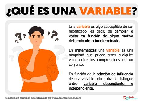 Qu Es Una Variable