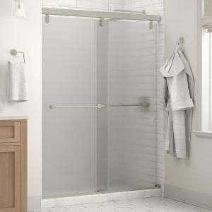 Delta Everly 48 X 71 1 2 In Frameless Mod Soft Close Sliding Shower