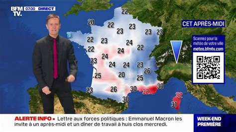 Des Temp Ratures En Baisse Et Un Risque D Orages Ce Samedi Vid O