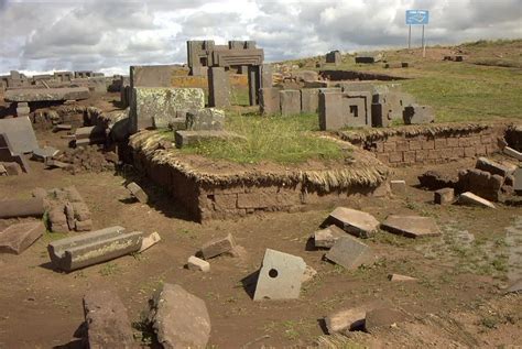 The Ruins Of Puma Punku Are One Of Four Structures In The Ancient City