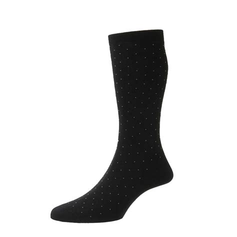 Pantherella Gadsbury Pin Dot Sock 53611 Armitage Mens Outfitters