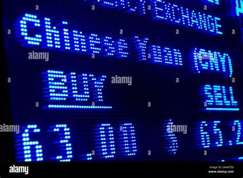 Currency Exchange Board Hi Res Stock Photography And Images Alamy