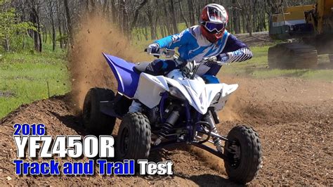 2016 Yamaha Yfz450r Track And Trail Test Review Youtube