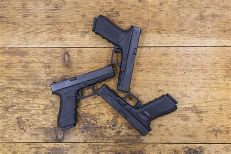 Glock 17 Gen4 9mm Police Trade In Pistols With Night Sights Sportsmans Outdoor Superstore