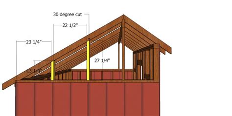 X Saltbox Shed Roof Free Diy Plans Myoutdoorplans