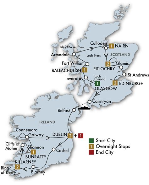 Ireland and Scotland travel - Ireland Scotland Tour - 13 or 14 day ...