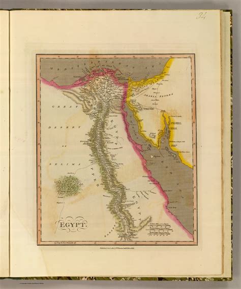 Egypt David Rumsey Historical Map Collection