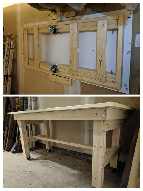 Folding Garage Workbench Plans