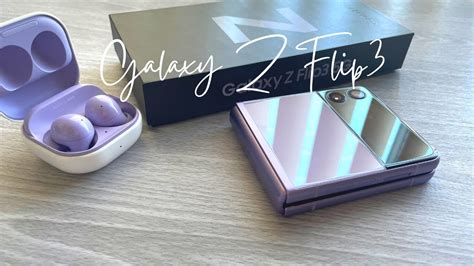 Samsung Galaxy Z Flip 3 Lavender Galaxy Buds 2 Unboxing YouTube