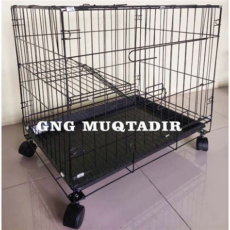 Jual JY75RH Kandang Kucing Tingkat Plus Roda Bahan Besi Tebal Dan Kokoh