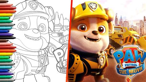 How To Draw Rubble 🐶 Paw Patrol Drawing Rubble 🐶 Paw Patrol Heroes