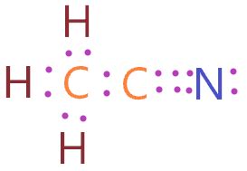 CH3CN lewis structure, molecular geometry, bond angle, polarity, electrons