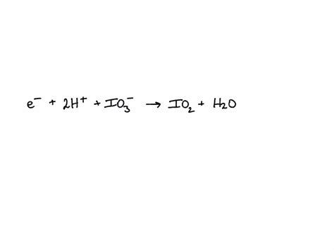 Solved Write A Balanced Half Reaction For The Oxidation Of Solid