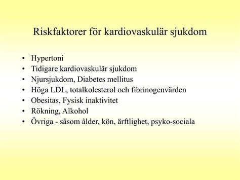 Ppt Hypertoni Och Kardiovaskul R Sjukdom Powerpoint Presentation