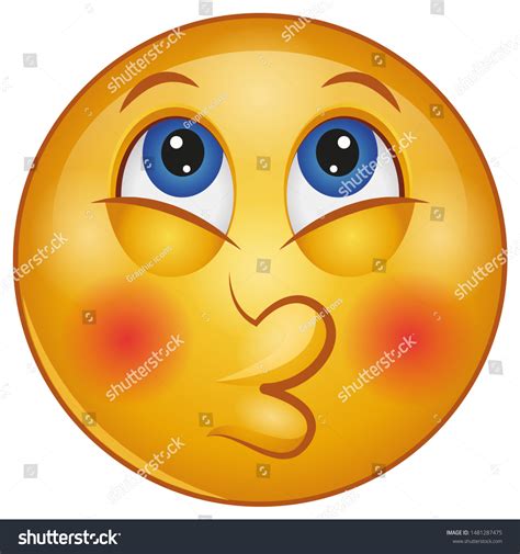 Emoji Face Beautiful Illustration Stock Illustration 1481287475 ...