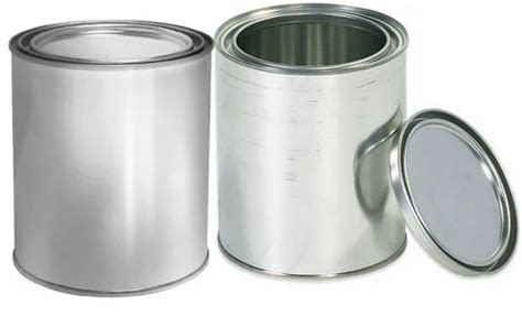 Cylindrical Paint Tin Containers For Packaging Litre At Rs Piece