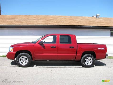 Inferno Red Crystal Pearl Dodge Dakota Slt Quad Cab X