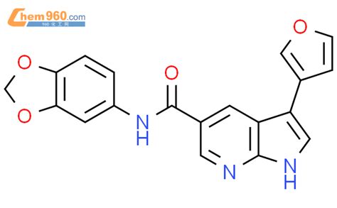 864681 64 1 1H Pyrrolo 2 3 B Pyridine 5 Carboxamide N 1 3 Benzodioxol 5