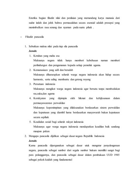 Soal Dan Jawaban Filsafat Ilmu Dari Semua Materidocx Alwi Pdf