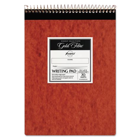 Ampad Gold Fibre Retro Wirebound Writing Pad Legal X Ivory