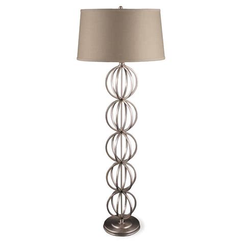 Fangio Lighting 57 In Satin Nickel Five Ball Metal Floor Lamp Qf 1502