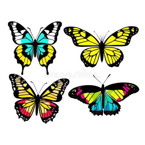 Beautiful Butterfly Vector Art Stock Vector Illustration Of Font Design 273461612