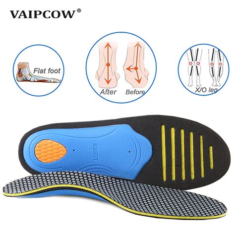 VAIPCOW Semelles Orthop Diques Unisexes Pour Chaussures De Sport Pieds