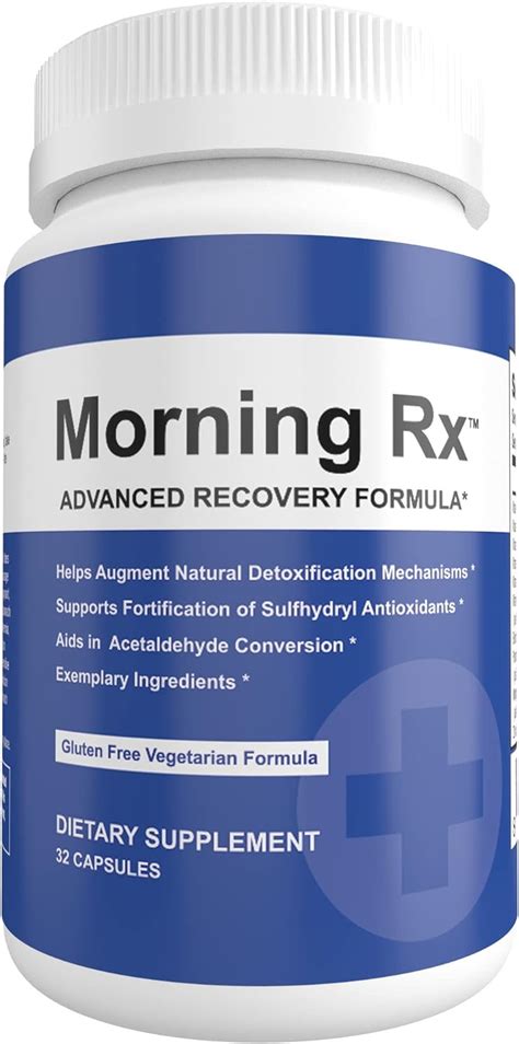 Amazon.com: Morning RX - Post Party Pills for Better Mornings 32 Caps, Dehydration Supplement ...