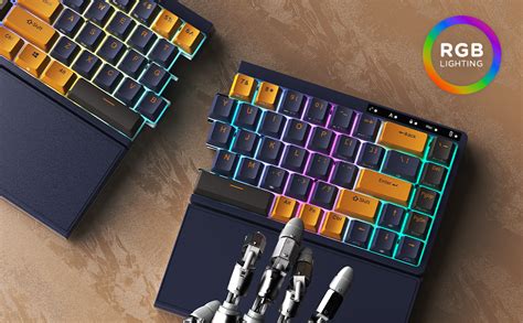 Amazon.com: RK ROYAL KLUDGE RKS70 Wireless Gaming Keyboard, Split ...