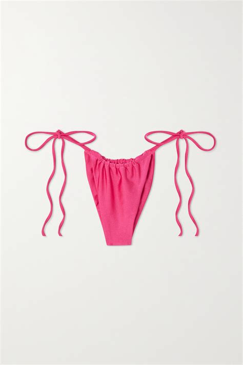 Jade Swim Lana Ruched Bikini Briefs In Pink ModeSens