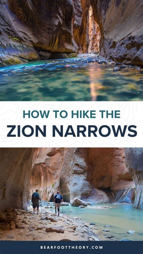 Hiking The Zion Narrows A Complete Guide Bearfoot Theory