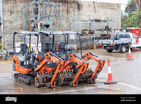 Kennards Plant And Equipment Hire Yard In Mona Vale Sydney With Kubota