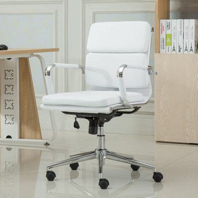 Modern White Office Desk Chair