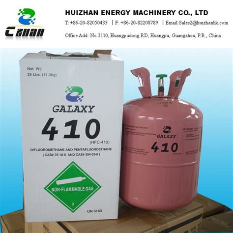 Gas R410a Refrigerant Hfc Refrigerants 30lbs Disposable Cylinder With 999 Purity