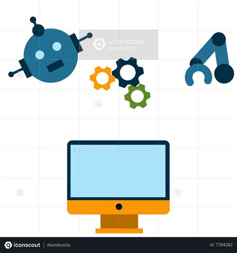 Robotic Arm Animated Illustration download in JSON, LOTTIE or MP4 format