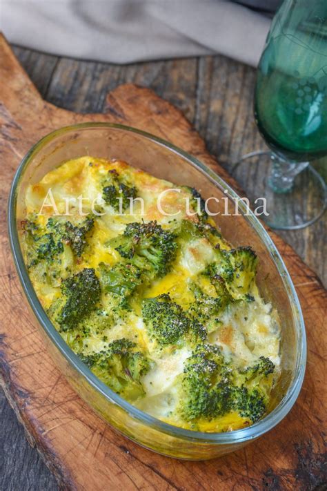 Broccoli Al Forno Con Formaggio Contorno Facile E Veloce