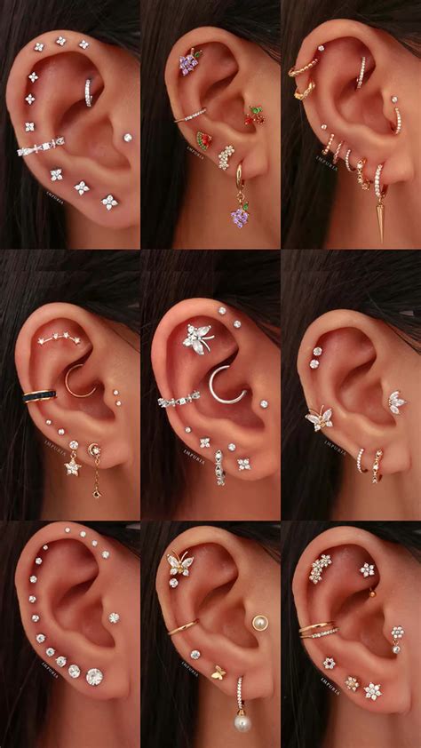 40 Of The Most Creative Ear Curation Ideas Kulak Piercingi Piercing