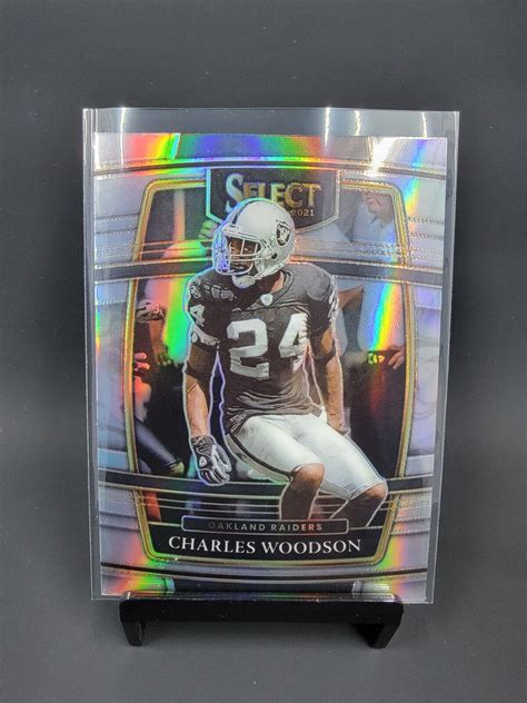 Panini Select Concourse Silver Prizm Charles Woodson For