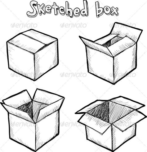 Square Shape Objects Drawing - Lopez