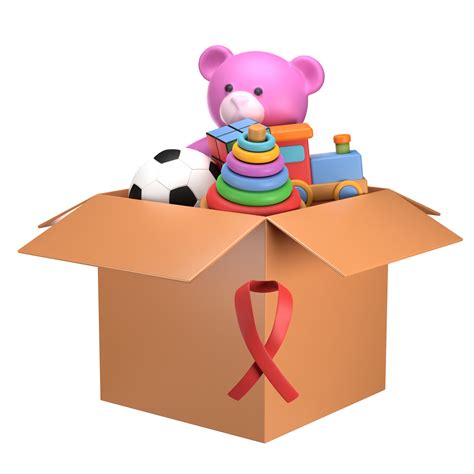 3d Toys Donation Box 36311137 Png